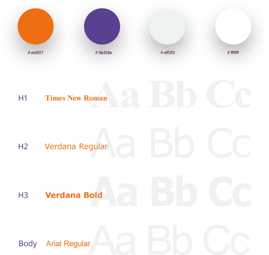 Типографика и цвета